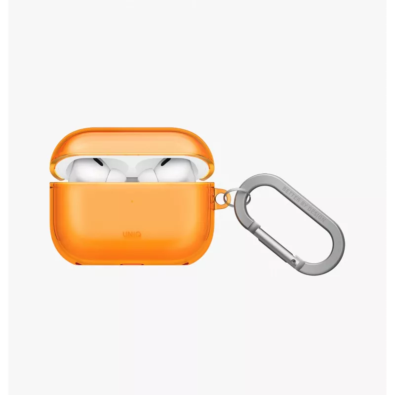 Funda UNIQ Glase para AirPods Pro 3, Naranja