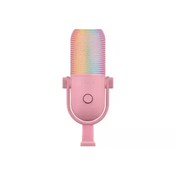 Razer Seiren V3 Chroma micrófono de condensador USB con DSP de 32 bits - rosa cuarzo