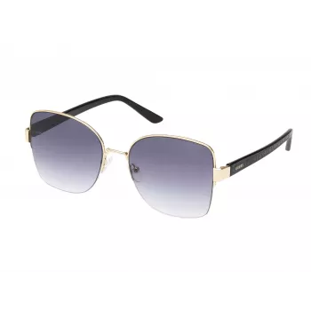 GUESS mujer GF00052-5932B gafas de sol estilo ojo de gato, montura havana, lentes marrones degradadas, 59 mm