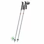 Bastones de trekking Komperdell FX Lite Ti Vario, Plata/Naranja