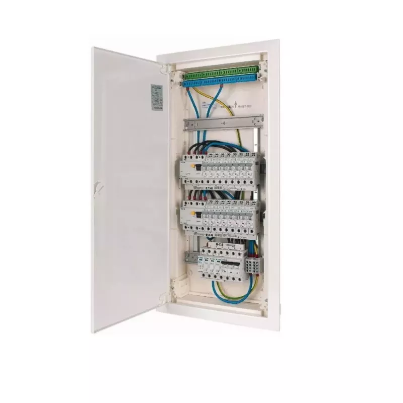 EATON KLV-PW-48-1PXL-1SPD-2PXF-16PLI placa de distribución prefabricada de 4 filas, 48 módulos, IP30, blanco