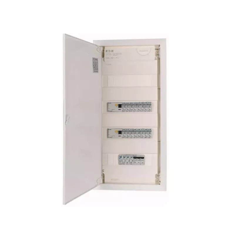 EATON KLV-PW-48-1PXL-1SPD-2PXF-16PLI placa de distribución prefabricada de 4 filas, 48 módulos, IP30, blanco