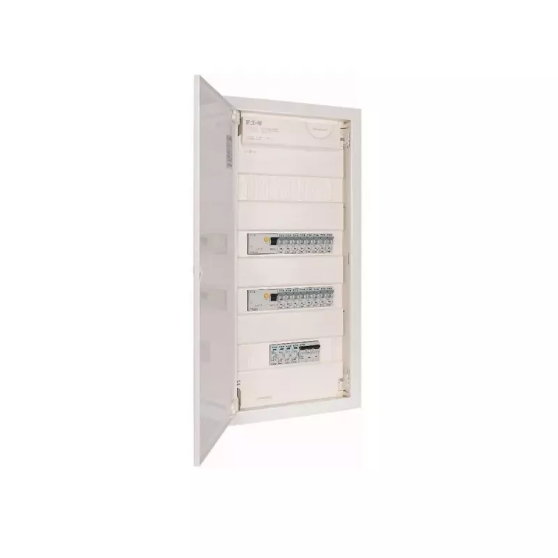 EATON KLV-PW-48-1PXL-1SPD-2PXF-16PLI placa de distribución prefabricada de 4 filas, 48 módulos, IP30, blanco