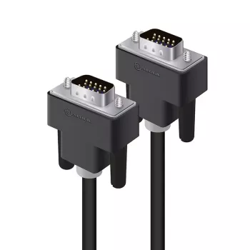 ALOGIC VGA-MM-02 cable VGA a VGA de 2m con audio, negro