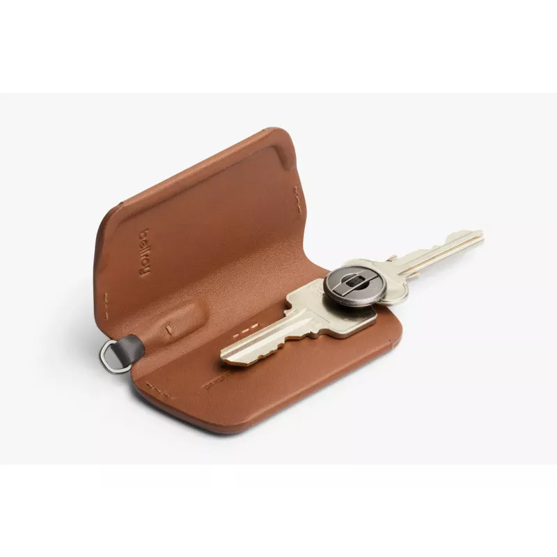 Bellroy Key Cover 3rd Edition organizador de llaves de piel color caramelo