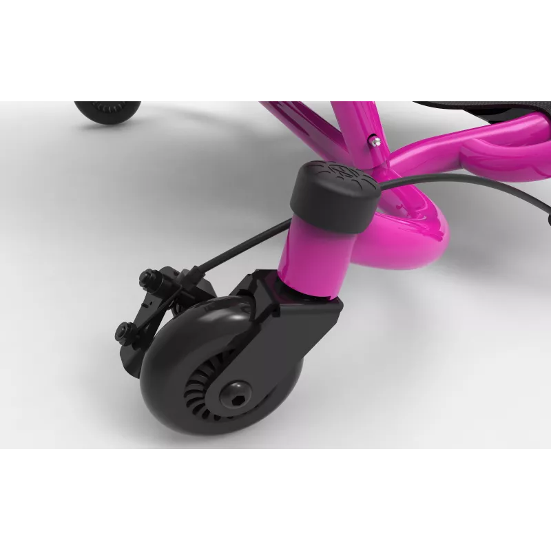 EzyRoller Spinner X rosa juguete ride-on giratorio 360° para niños de 4-12 años