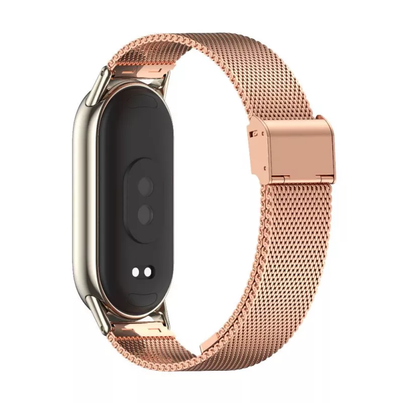Tech-Protect MilaneseBand correa de acero inoxidable para Xiaomi Smart Band 8, oro rosa