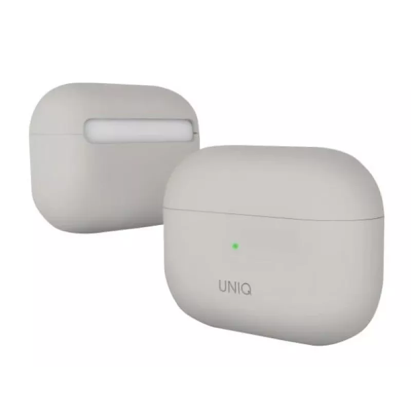UNIQ Lino funda de silicona para Apple AirPods Pro - beige marfil