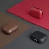 UNIQ Terra funda de piel auténtica para Apple AirPods Pro – verde oliva
