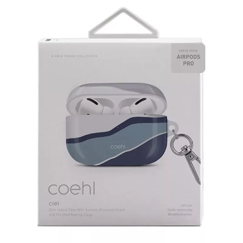 UNIQ Coehl Ciel funda protectora para AirPods Pro - Twilight Blue