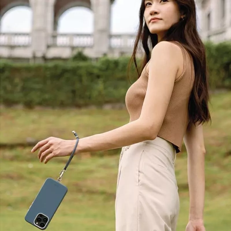 UNIQ Coehl Laurel correa de mano universal para teléfonos negra
