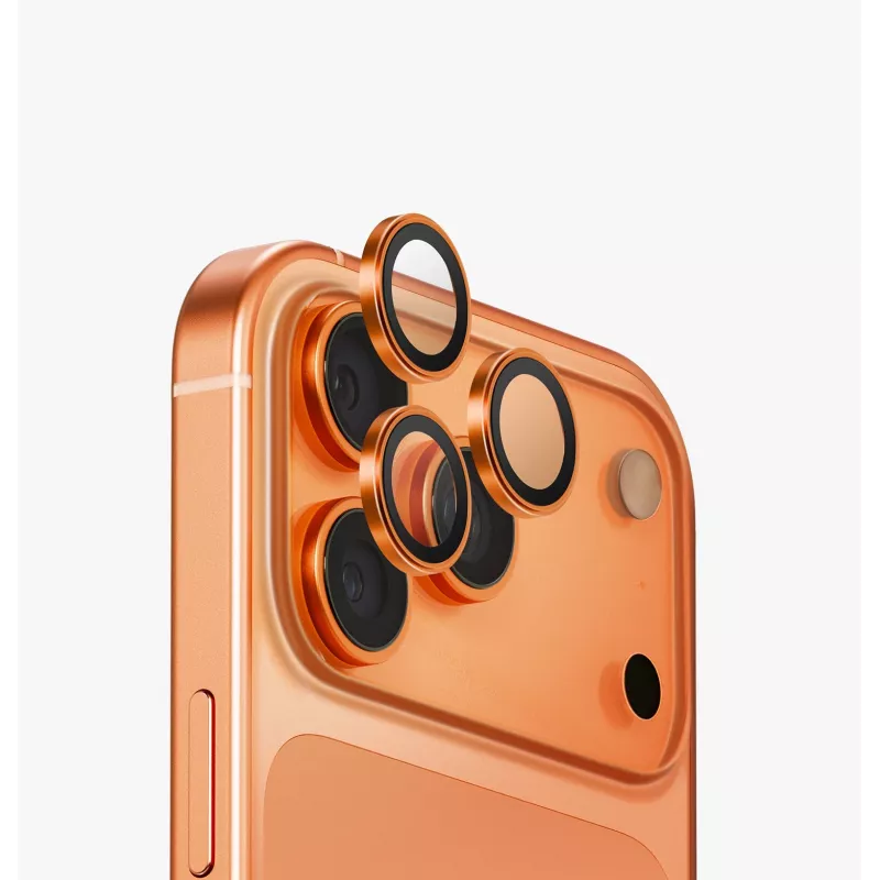 UNIQ Optix protector de lente de cámara de aluminio para iPhone 17 Pro / 17 Pro Max con aplicador, ópalo