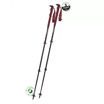 Komperdell Carbon Pro Zero Compact bastones de trekking - Malbec