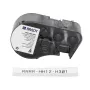 Brady M4C-250-7641 marcadores de cables de vinilo autolaminantes para BMP51/BMP53, 38,1 mm x 19,05 mm, blanco/transparente, rollo de 6,4 m