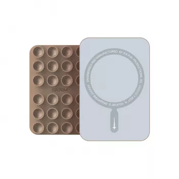 Skinarma Stax soporte magnético MagSafe con ventosa para coche, salpicadero y parabrisas, champán