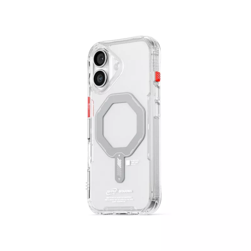 Skinarma Saido funda de carga magnética para iPhone 17 - transparente
