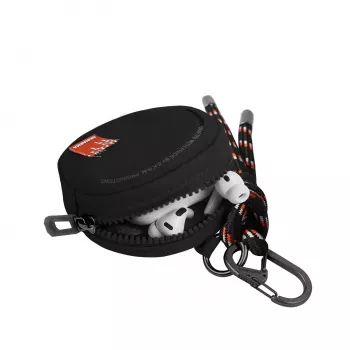 Skinarma Jax bolso con mosquetón negro