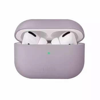 UNIQ Lino funda de silicona para AirPods Pro lavanda
