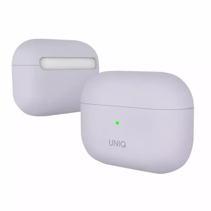 UNIQ Lino funda de silicona para AirPods Pro lavanda