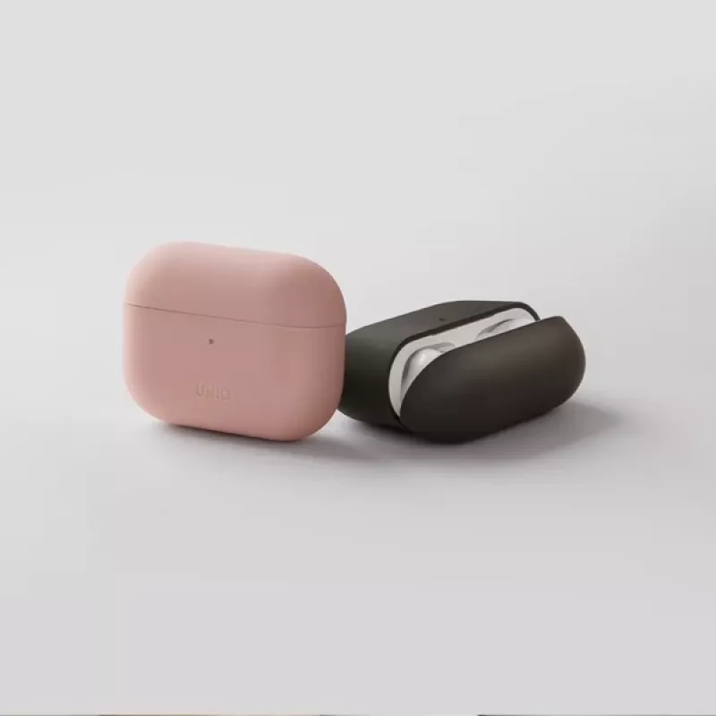 UNIQ Lino funda de silicona para AirPods Pro lavanda
