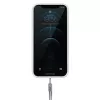 UNIQ Heldro funda antimicrobiana para iPhone 12/12 Pro 6,1 pulgadas Natural Frost