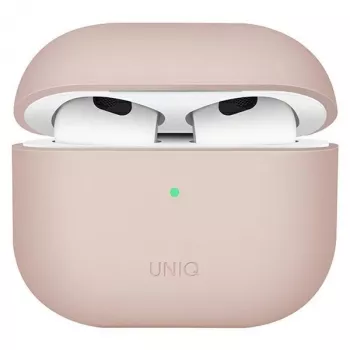 UNIQ Lino funda de silicona para Apple AirPods 3.ª generación - Blush Pink