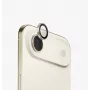 Protector de lente de cámara de aluminio UNIQ Optix con aplicador para Apple iPhone Air, Dorado