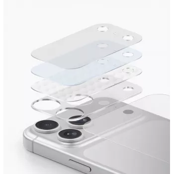 UNIQ Optix Aeroshield+ protección del módulo de cámara para iPhone 17 Pro – transparente