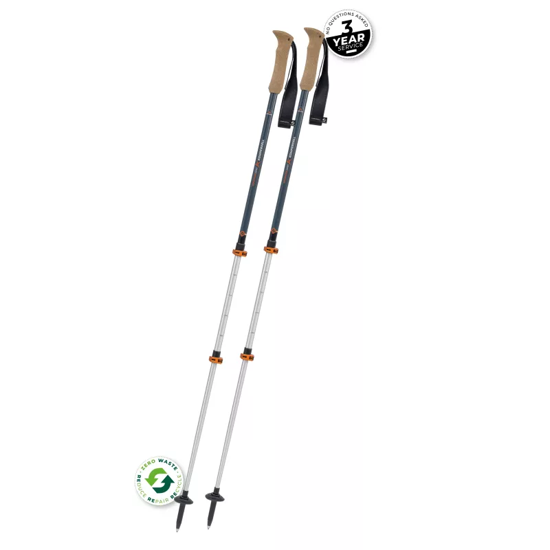 Komperdell Ridgehiker Zero bastones de trekking - Dark Sapphire