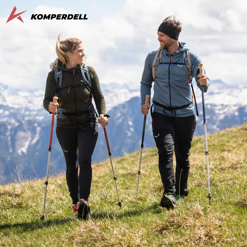 Komperdell Ridgehiker Zero bastones de trekking - Dark Sapphire