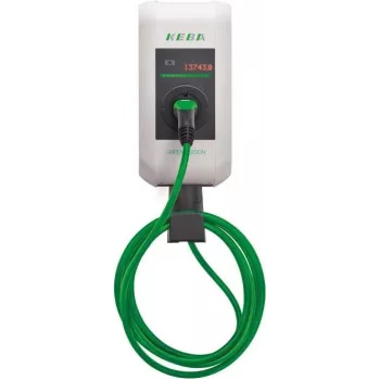KEBA KC-P30-EC240422-E0R-GE c-series EN Type2 cable de 6m 22kW RFID - Green Edition