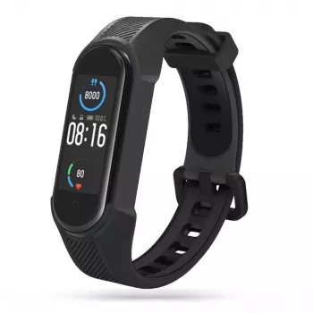 Tech-Protect Armour correa de goma TPU para Xiaomi Mi Band 7, negra