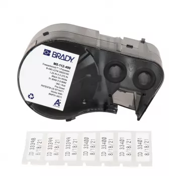 BRADY BMP51/BMP53/M511 etiquetas FreezerBondz - 25,4 mm x 12,7 mm, blanco, 500 etiquetas