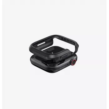 UNIQ Valencia Case para Apple Watch 46 mm, Midnight Black Uni001443