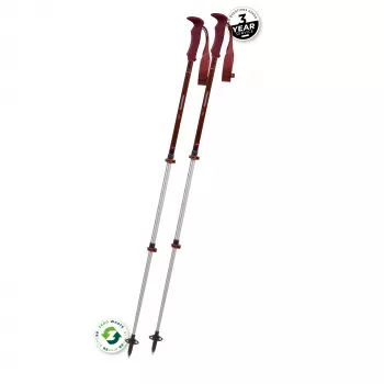 Komperdell Trailmaster Zero Compact Bastones de Trekking - Malbec