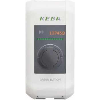 KEBA KeContact P30 x-series 22 kW Toma Type-2 RFID Estación de Carga para Vehículos Eléctricos (125100)