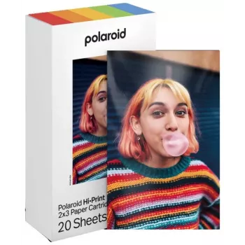 Polaroid Hi-Print 2x3 cartucho de papel, 20 hojas (6355)