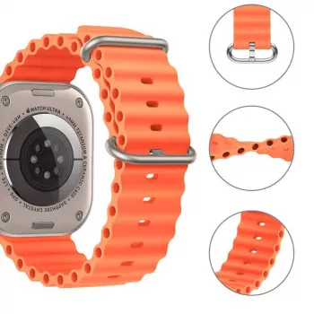 Correa para Apple Watch TECH-PROTECT IconBand Pro 42/44/45/49mm naranja