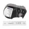Rollo de etiquetas de vinilo autolaminado BRADY M5C-1500-499 para BMP51/BMP53/M511, 12,7 mm x 6,4 m, blanco