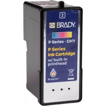 Cartucho de color CMY Brady P-CMY-1 para impresora BradyJet J7300
