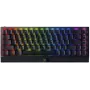 Teclado gaming mecánico inalámbrico Razer BlackWidow V3 Mini HyperSpeed 65% - Razer Yellow Switches, Chroma RGB, Bluetooth 5.0, USB-C, negro