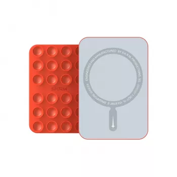 Soporte de ventosa MagSafe SKINARMA Stax para teléfono naranja