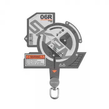 Parche adaptador universal para cordón SKINARMA Ekho gris