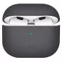 Funda de silicona UNIQ Lino para AirPods de 3.ª generación, gris ceniza