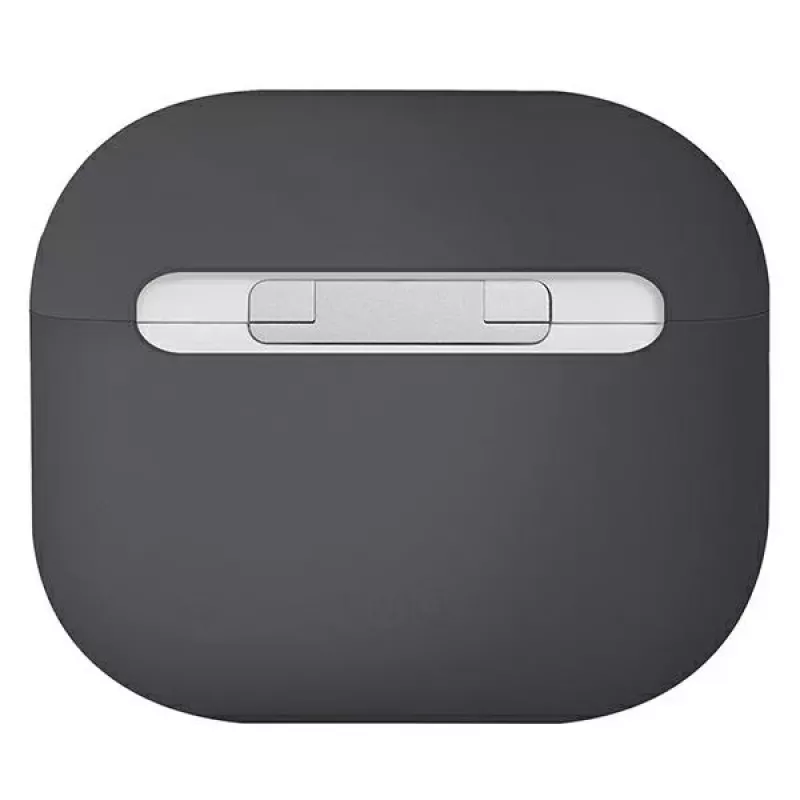 Funda de silicona UNIQ Lino para AirPods de 3.ª generación, gris ceniza