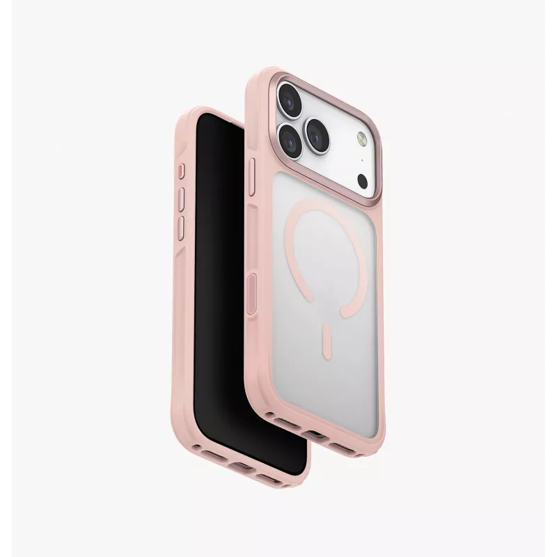 Funda de carga MagClick UNIQ Veren para iPhone 17 Pro Max, naranja