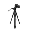 Manfrotto MKONEVA-500X trípode híbrido foto-vídeo con rótula fluida, patas de aluminio de 5 secciones, cierres de palanca, columna rápida, bolsa de transporte