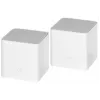 Tenda MX3 (pack de 2) sistema Wi-Fi 6 mesh para todo el hogar AX1500, doble banda, 2 puertos Gigabit por unidad, blanco