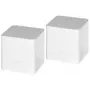 Tenda MX3 (pack de 2) sistema Wi-Fi 6 mesh para todo el hogar AX1500, doble banda, 2 puertos Gigabit por unidad, blanco