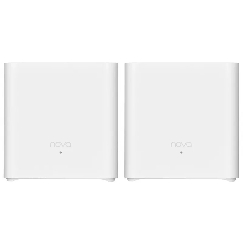 Tenda MX3 (pack de 2) sistema Wi-Fi 6 mesh para todo el hogar AX1500, doble banda, 2 puertos Gigabit por unidad, blanco